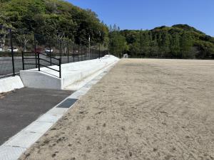 新しくなった中央グラウンド