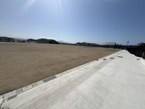 新しくなった中央グラウンド