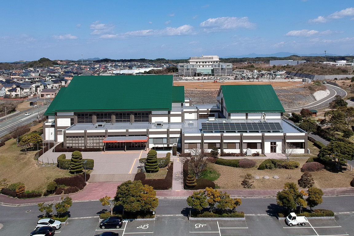 総合体育館の外観写真です