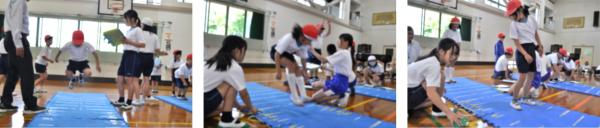 体力テスト　立ち幅跳び
