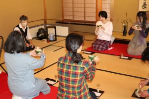 ミニ茶道講座の様子