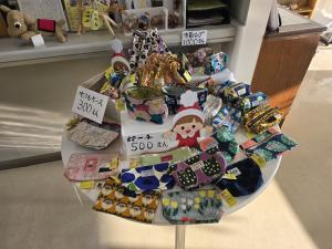 クラフトマーケットの展示物です。