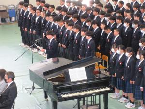 生徒会長あいさつ