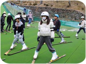 草スキー体験の写真