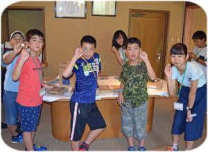 鋳物で印鑑づくりの写真です