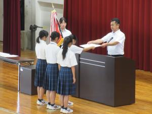 部活動表彰