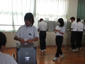 投票の様子