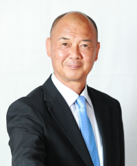 貝掛町長の写真