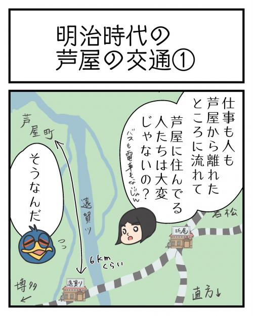 明治時代の芦屋の交通①1
