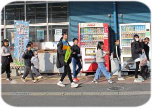 お菓子を購入した写真です