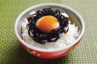 きみしゃんたまごかけ昆布の写真です。