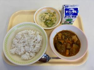 野菜の日の献立(8月31日)